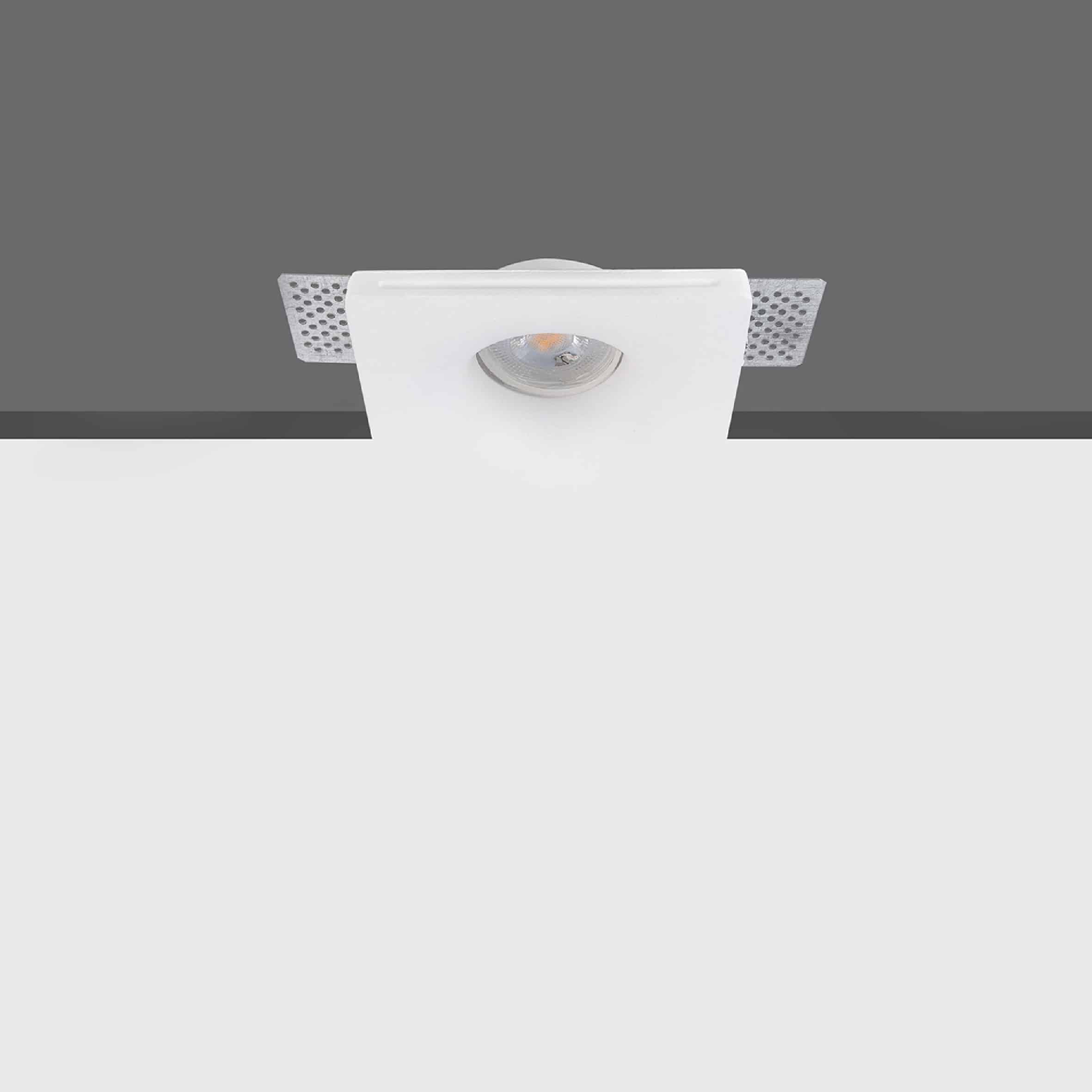 قاب بدون چراغ گچی سقفی توکار SH-4401 شعاع