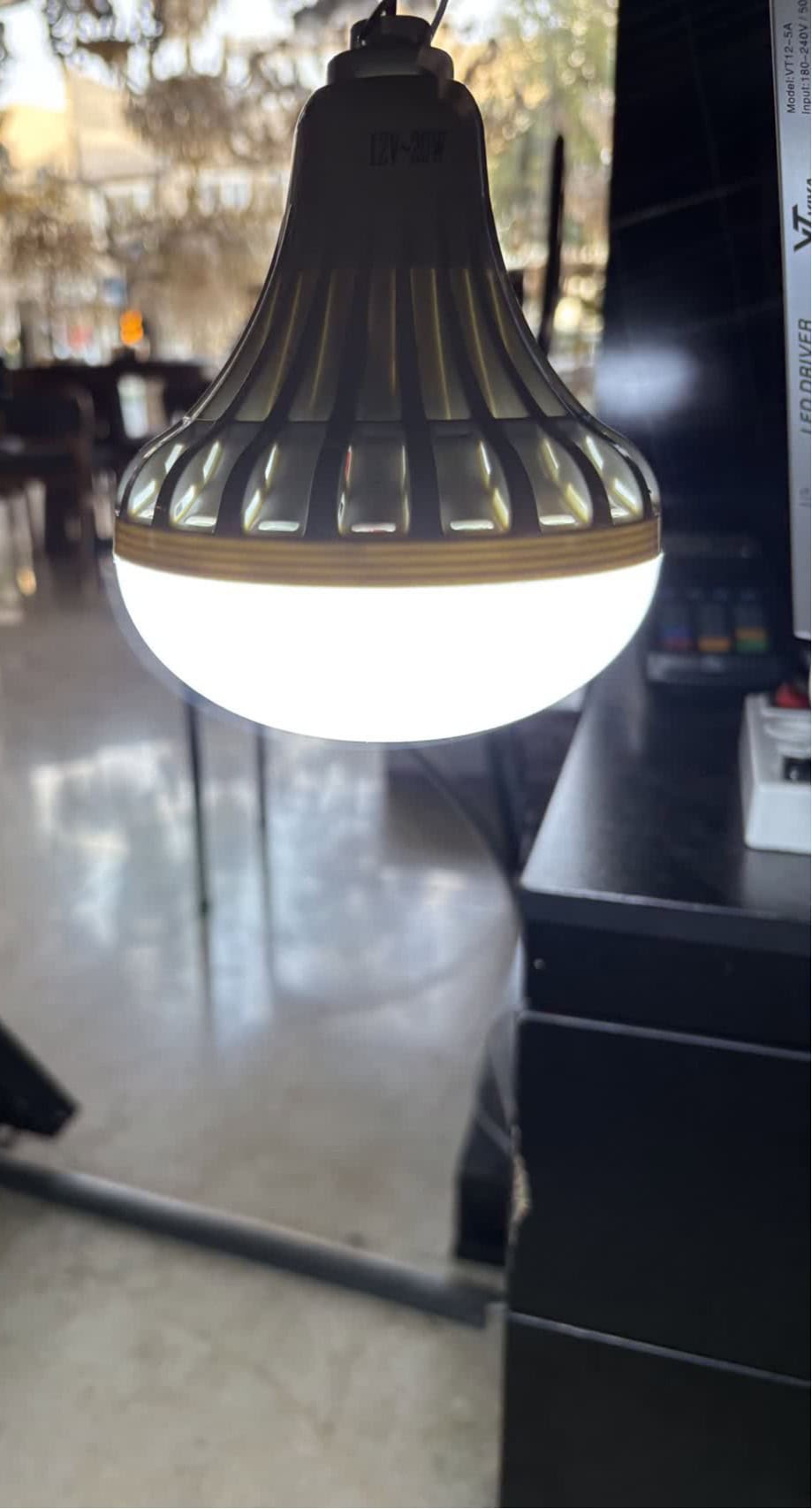 چراغ سفینه ای 12V سوسماری 20Wسفید — تصویر ۲